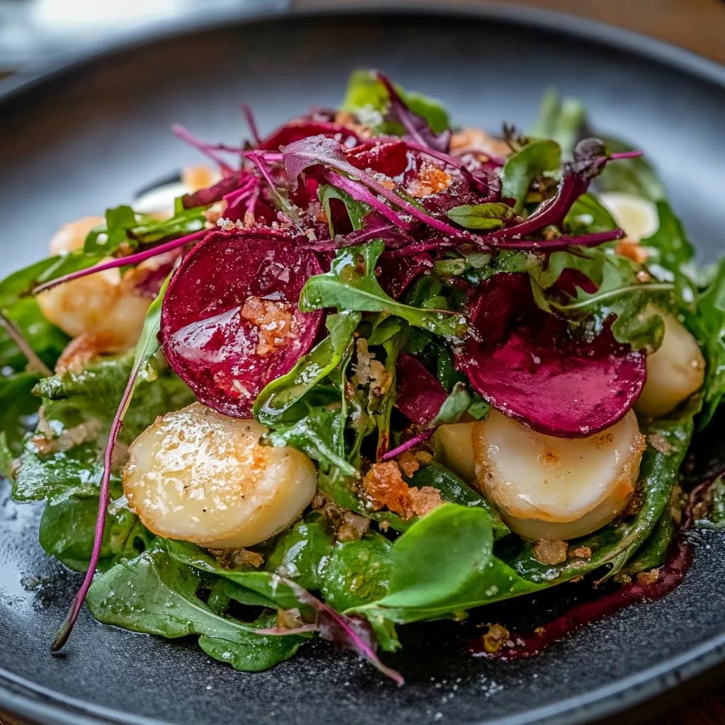 Rote Bete Salat mit Ziegenkäse
