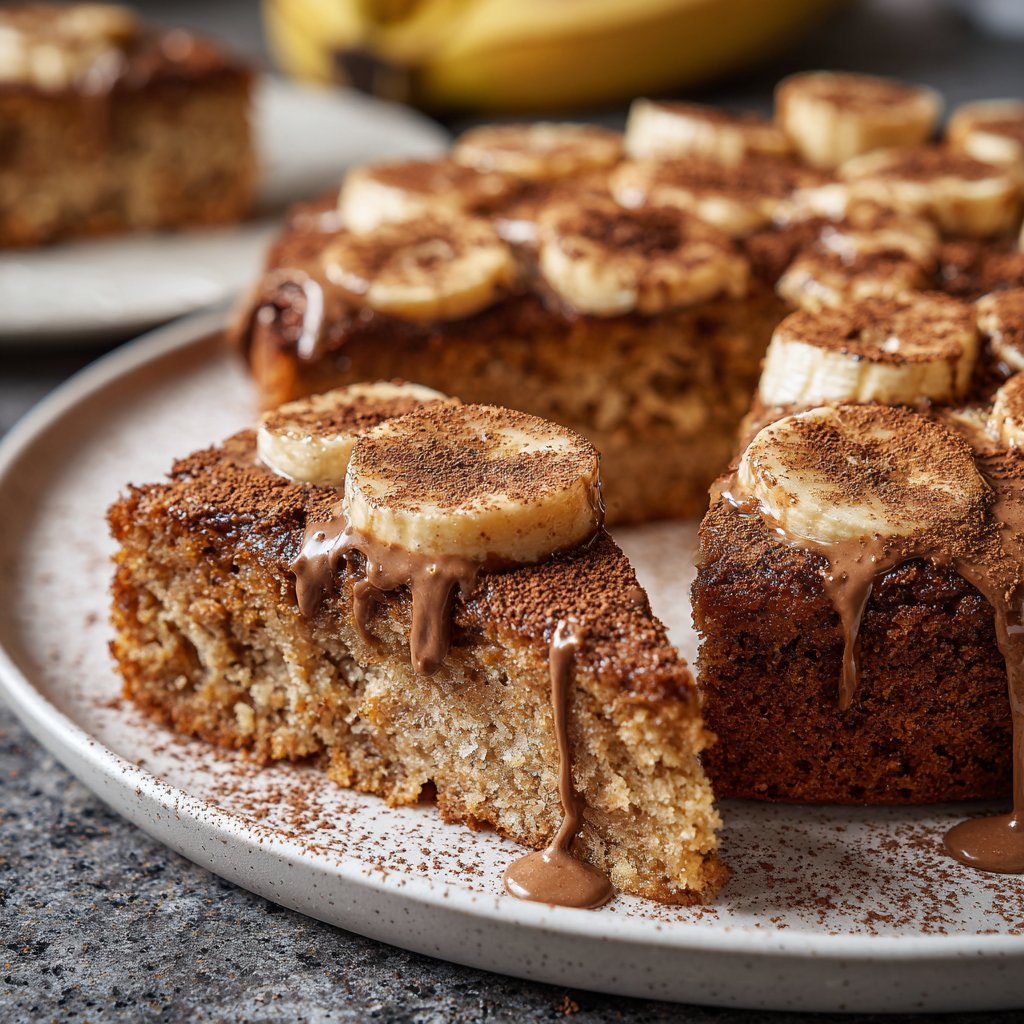 Bananenkuchen mit Kakao