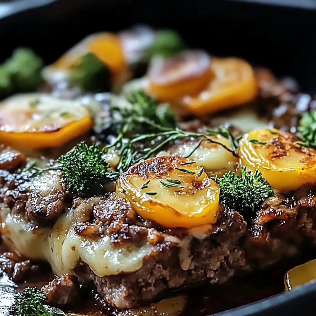 Fitness-Auflauf mit Brokkoli und Hackfleisch