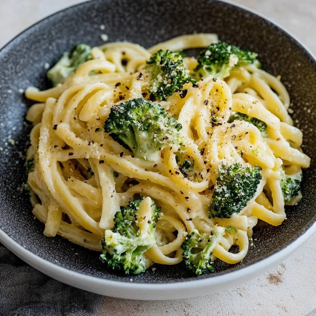 One Pot Pasta mit Brokkoli