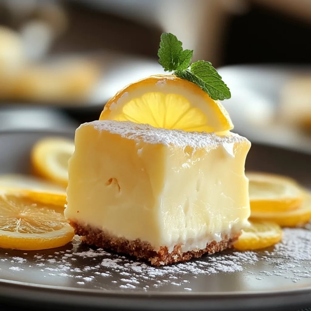 Zitronen-Brownie-Riegel