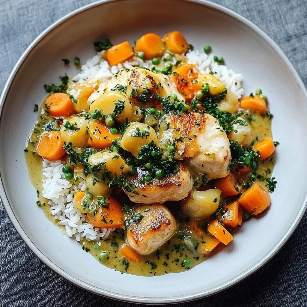 Reis mit Gemüse-Frischkäse-Sauce