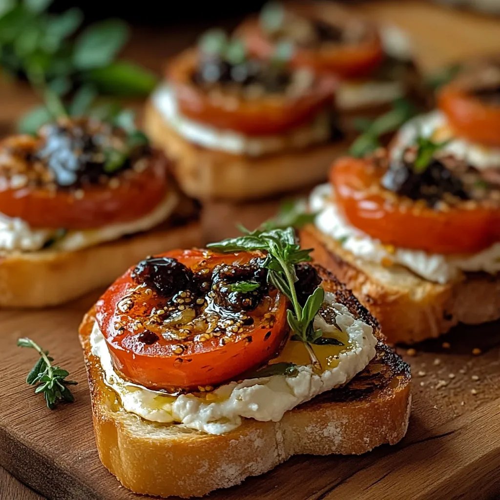Balsamico-Ofenfeigen-Crostinis