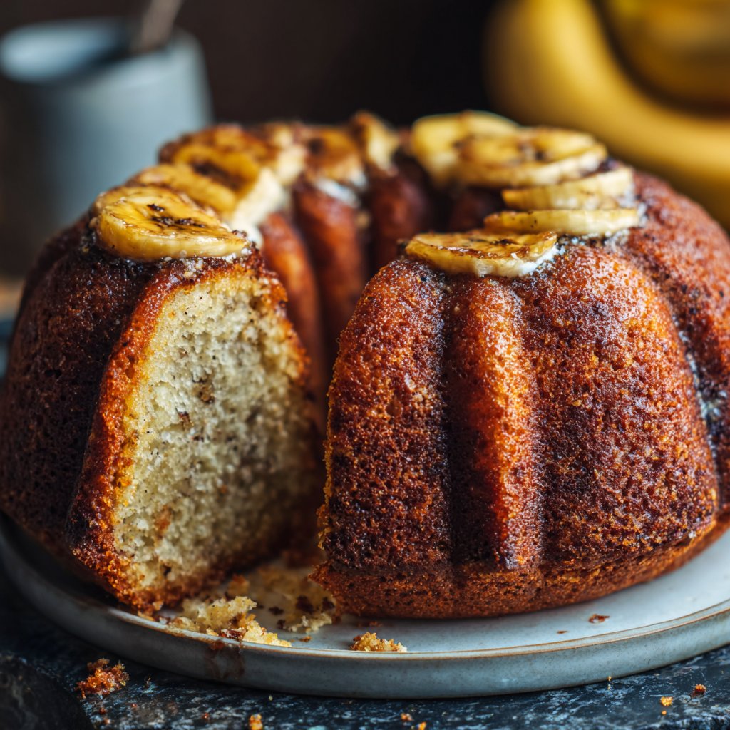 Bananenkuchen mit Öl