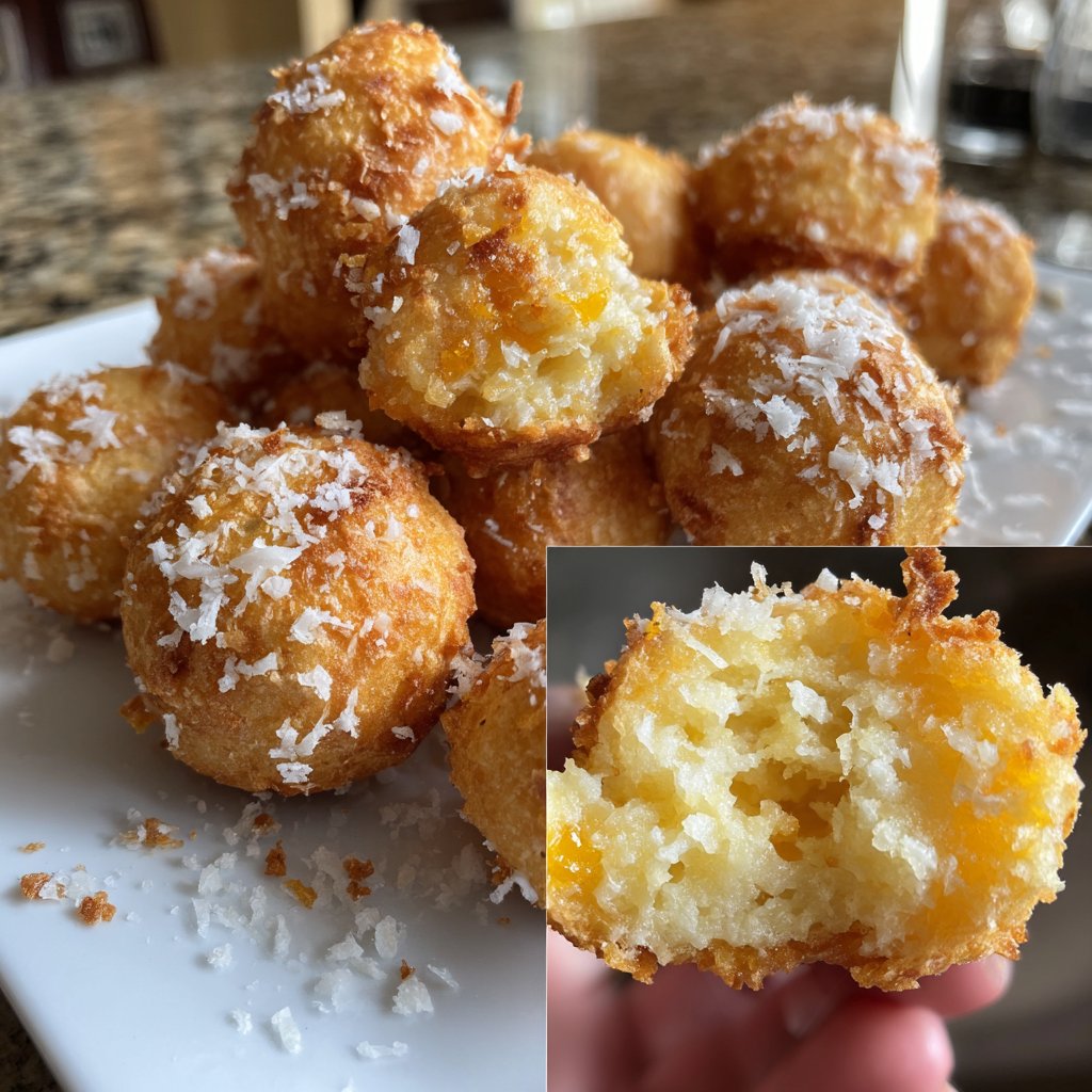 Quarkbällchen mit Orangenabrieb