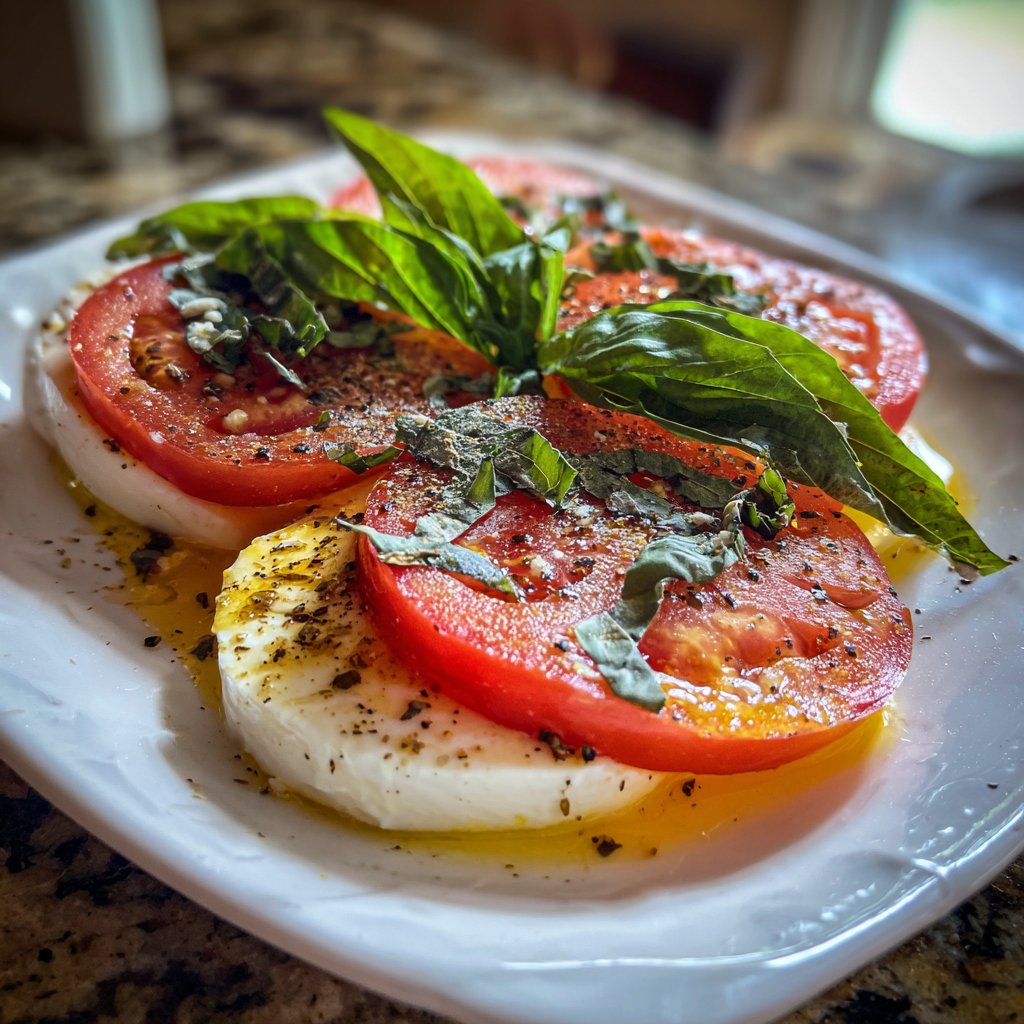 Caprese mit Büffelmozzarella