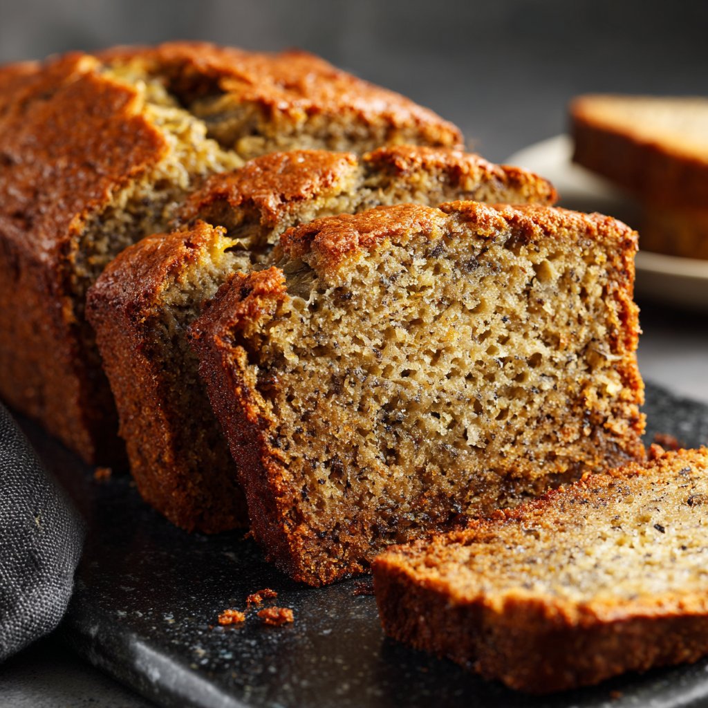Bananenbrot ohne Zucker