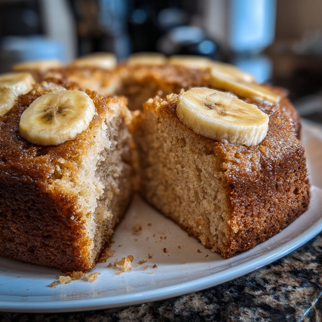 Gesunder Bananenkuchen ohne Zucker