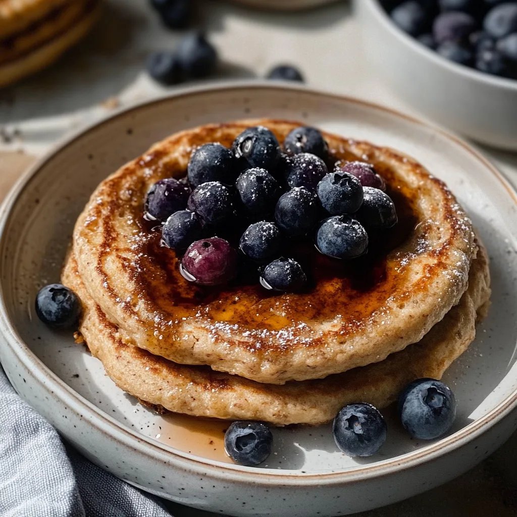 Gebackene Protein-Pfannkuchen-Bowls