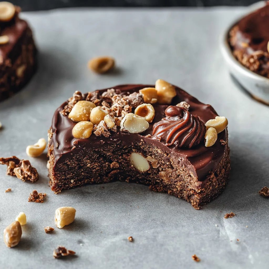 Schokoladen-Haselnuss-Daumenabdruck-Kekse