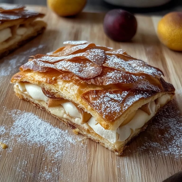 Zarte Blätterteig-Marzipan