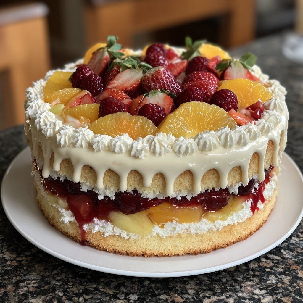 Geburtstagskuchen saftig