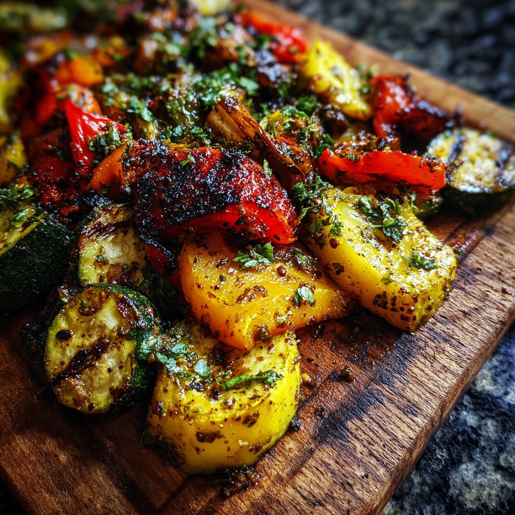 Gegrilltes Gemüse Mit Kräutern