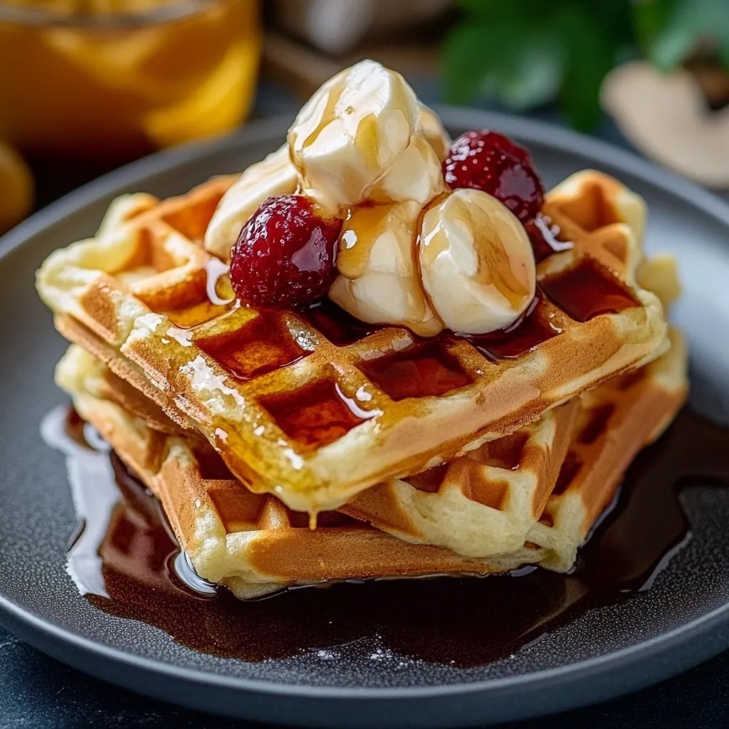 Quarkwaffeln ohne Zucker