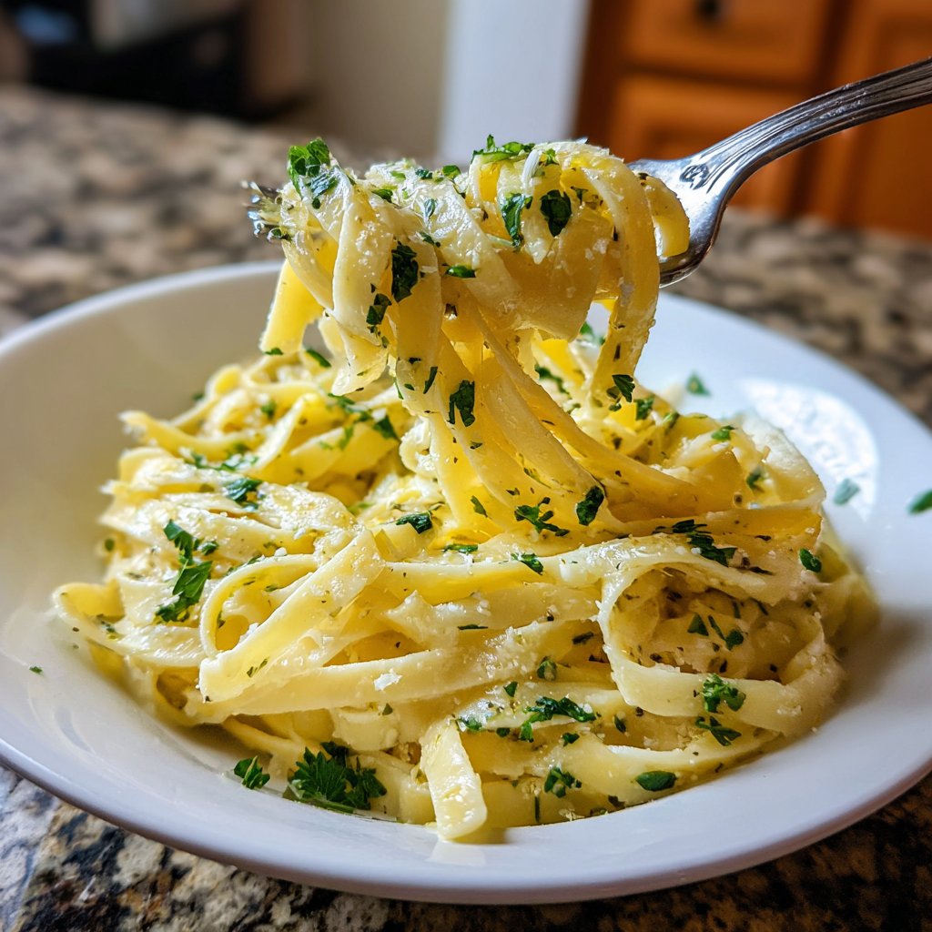 Tagliatelle mit Zitronenbutter