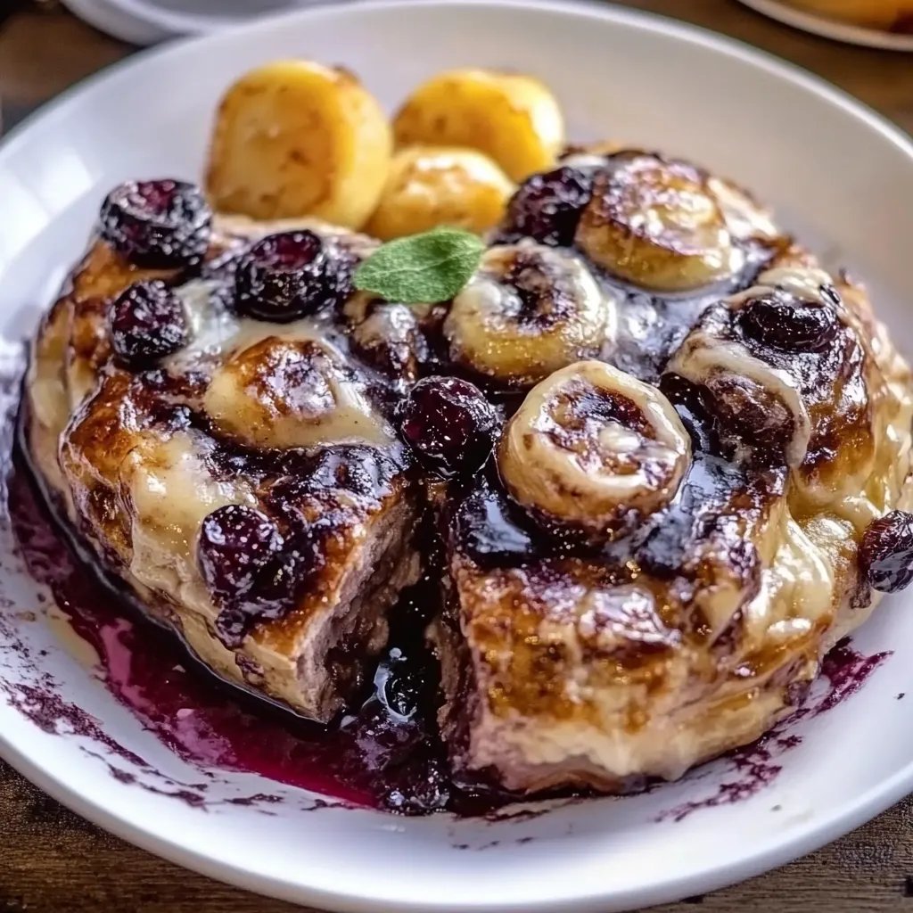 Schwedische Blaubeer Schnecken